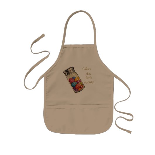 Schürze (Kids) mit bunten Gehirnbedingungen (Vorne)