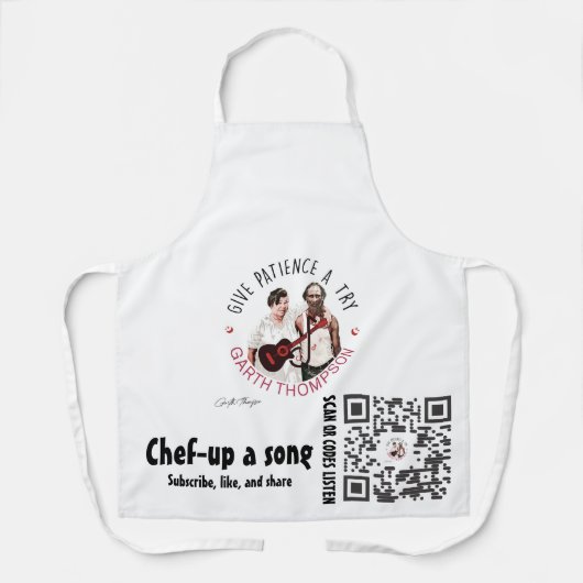 Schürze Koch-up ein Lied (Vorderseite)