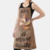 Schürze Large Cowboy's Boot & Hat auf Paint Grille (InSitu)