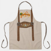 Schürze Lederhosen, Deutsch und Oktoberfest (Vorderseite)