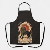 Schürze Leo Celestial Zodiac Art (Vorderseite)