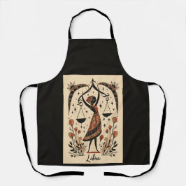 Schürze Libra Celestial Kunst