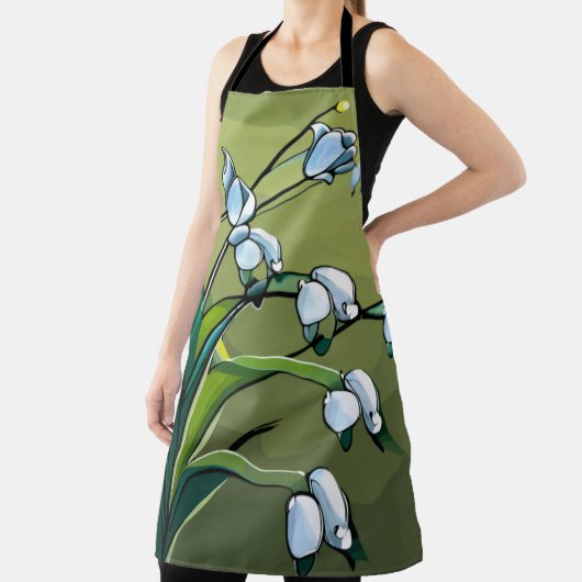 Schürze: Liebliche Lüge: Ein zarter Springtime-Tan Schürze (InSitu)