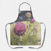 Schürze lila wild lebende Blume (Vorderseite)