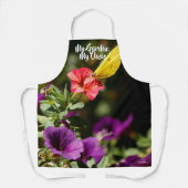 Schürze mit Blume und Schmetterling (Vorderseite)
