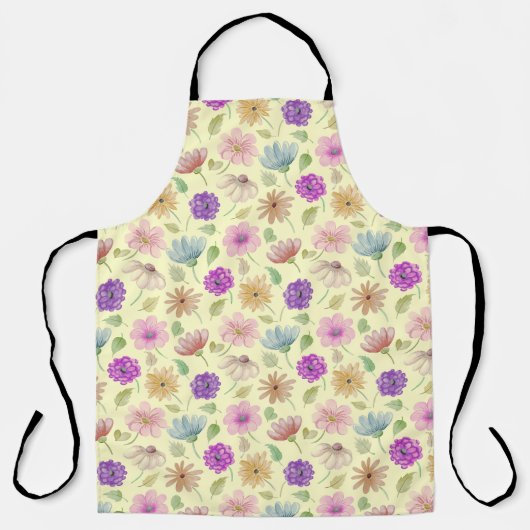 Schürze mit Blumen (Vorderseite)
