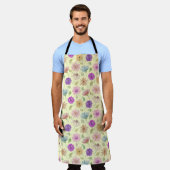 Schürze mit Blumen (Getragen)