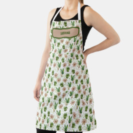 Schürze mit Botanischem Entenmuster