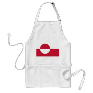 Schürze mit der Flagge Grönlands