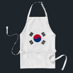 Schürze mit der Flagge Südkoreas<br><div class="desc">Fügen Sie Ihren kulinarischen Abenteuern eine Touch südkoreanischen Stolzes hinzu mit unserer exklusiven Schürze unter der Flagge Südkoreas! Diese Schürze ist mehr als nur ein praktisches Detail, sie ist eine Feier des südkoreanischen Kulturerbes und des kulturellen Stolzes. Das lebendige Design zeigt die berühmte südkoreanische Flagge, was diese Schürze zu einer...</div>