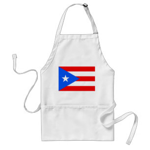 Schürze mit der Flagge von Puerto Rico, USA