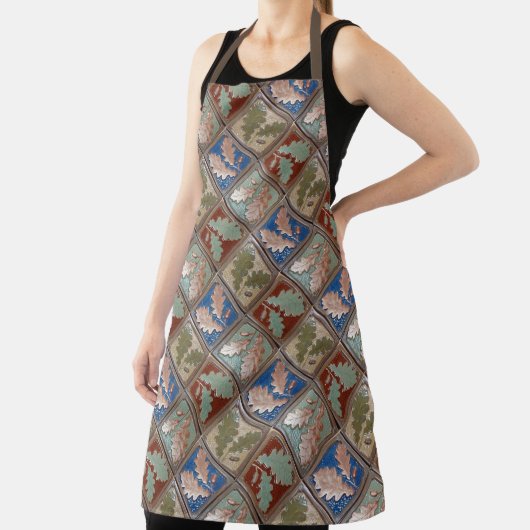 Schürze mit Eichenblattfarbe (InSitu)