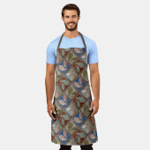 Schürze mit Eichenblattfarbe (Getragen)