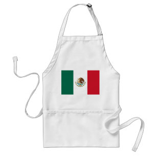 Schürze mit Flagge von Mexiko