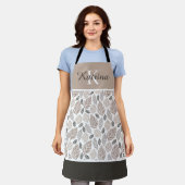 Schürze mit Ganzdruck-Monogramm (Getragen)