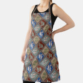 Schürze mit Gingko-Blattdruck (InSitu)