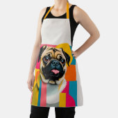 Schürze mit Mops (InSitu)