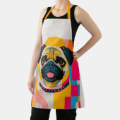Schürze mit Mops (InSitu)