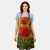 Schürze mit roten Rosen Bild Nr. 2 (Getragen)