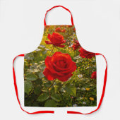 Schürze mit roten Rosen Bild Nr. 2 (Vorderseite)