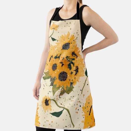 Schürze mit Sonnenblumen (InSitu)
