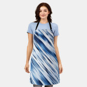 Schürze mit Stricklinien (Getragen)