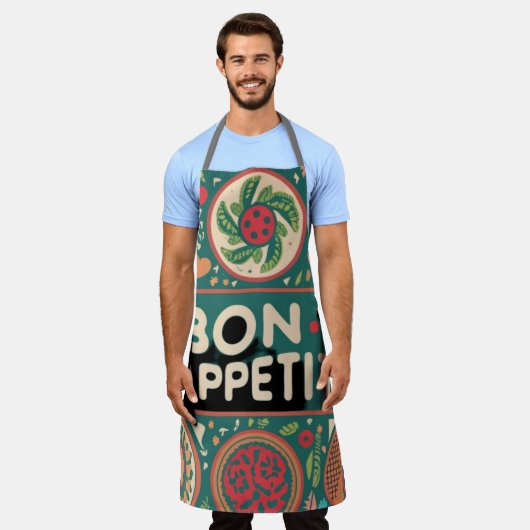 Schürze, Muster, Appetit Schürze (Getragen)
