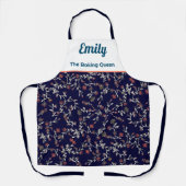 Schürze nach Blumenmuster (Vorderseite)