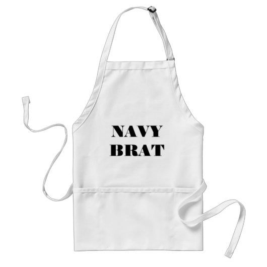 Schürze Navy Brat (Vorne)