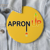 SCHÜRZE OBEN! KNÖPFE BUTTON (Beispiel)