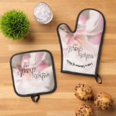 Schürze Ofenhandschuh & Topflappen-Set (Oben Unten)