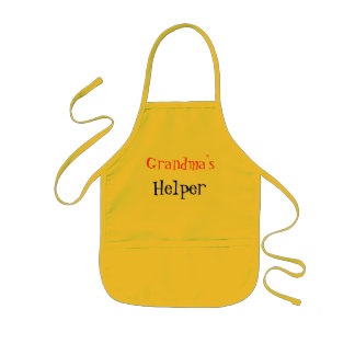 Schürze-Oma-Helfer Kinderschürze