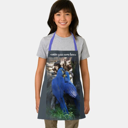 Schürze _ Papageien (Insitu)