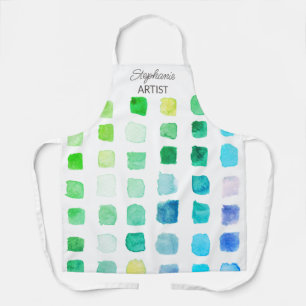 Schürze personalisiert Green Artist