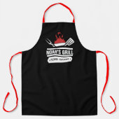 Schürze personalisierter Koch: Individuelle Name & (Vorderseite)