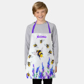 Schürze personalisierter Name Geschenk mit Bienen (Getragen)