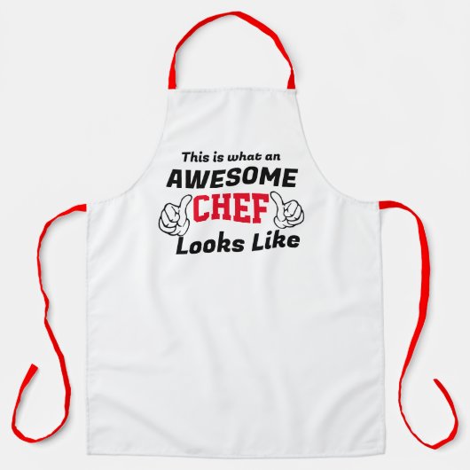 Schürze phantastischer Koch | Funny Cook Schürze (Vorderseite)