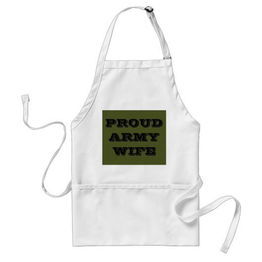 Schürze Proud Army Ehefrau (Vorne)