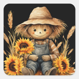 Schürze Quadratischer Aufkleber