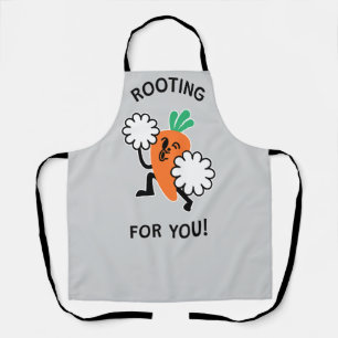 Schürze 'Rooting For You – Fröhliche Orange Karott