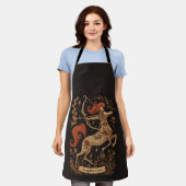 Schürze Sagittarius Celestial (Getragen)