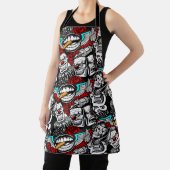 Schürze Schädel Vintag Tattoo (InSitu)