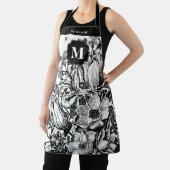 Schürze Schwarz-Weiß-Monogramm (InSitu)