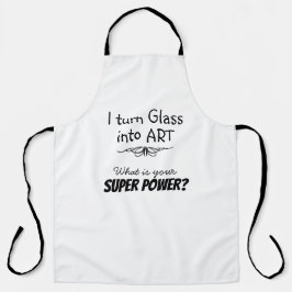 Schürze Super Glass Artist