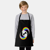 Schürze _ Tanz _ schwarz (Getragen)