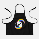 Schürze _ Tanz _ schwarz (Vorderseite)