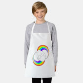 Schürze _ Tanz _ weiß (Getragen)