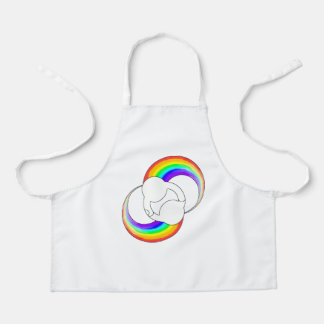 Schürze _ Tanz _ weiß