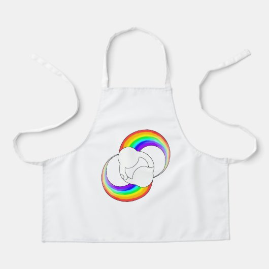 Schürze _ Tanz _ weiß (Vorderseite)