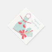 Schürze und Unterwäsche Serviette (Ecke)